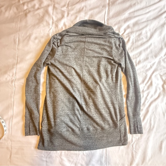 ATHLETA Pranayama Wrap Cardigan Sweater Gray SIZE S - Picture 9 of 9